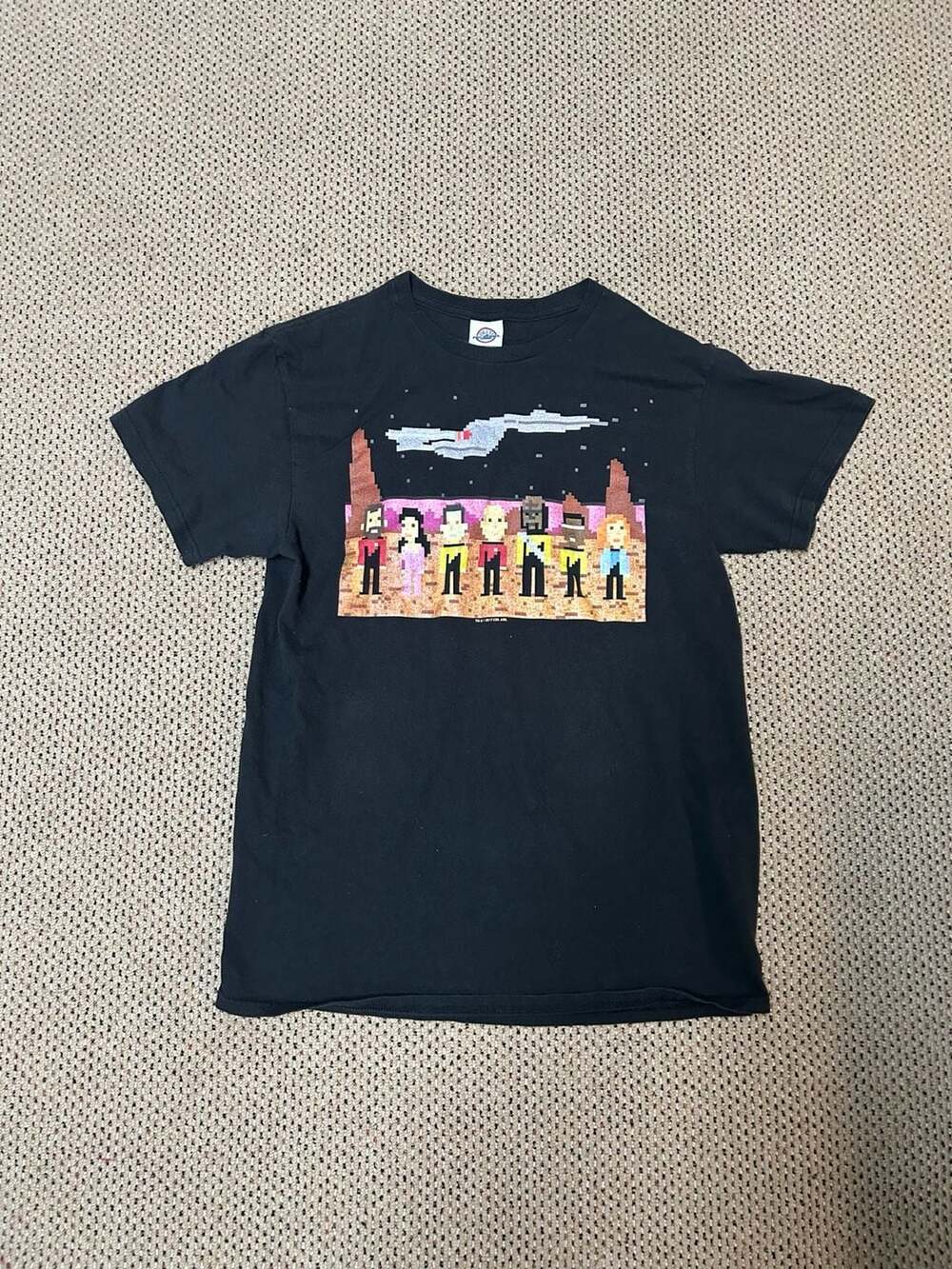 Star Trek: The Next Generation TNG Pixel Art Trexel Crew T-Shirt